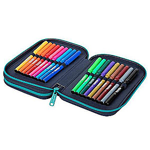COOL PACK Jumper 2 Wishes Pencil Case, 2 Compartments, with Accessories