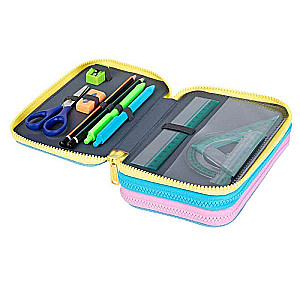 COOL PACK Jumper 3 Dancefloor Pencil Case, 3 compartments, with accessories