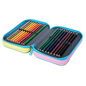 COOL PACK Jumper 3 Dancefloor Pencil Case, 3 compartments, with accessories