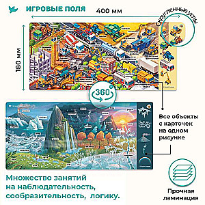 The World in the Palm of Your Hand. Development Cards for Toddlers. Nature Riddles and Special Machinery