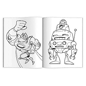 Coloring Book for Children. Favorite Coloring Pages. ROBOTS