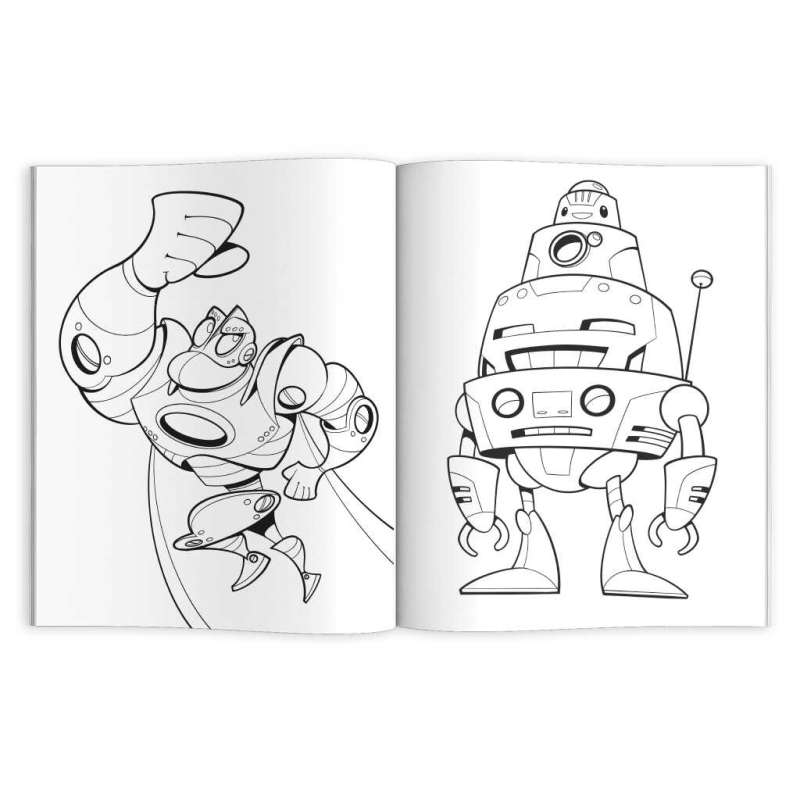 Coloring Book for Children. Favorite Coloring Pages. ROBOTS
