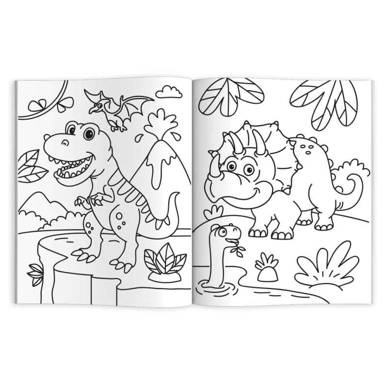 Coloring Book for Children. Favorite Coloring Pages. DINOSAURS