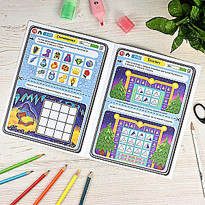 Picture book for children. Brain training. MEMORY