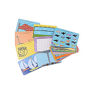 100 Entertaining Games for Travel. 50 Reusable Cards + Marker