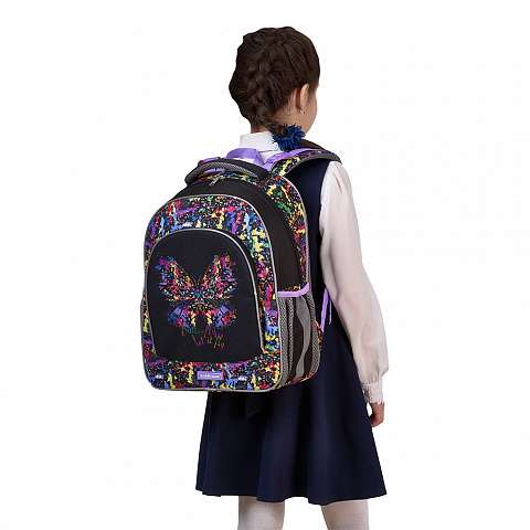 Backpack 28x39x14, 520g. 15 L ErichKrause Ergo Line, Butterfly
