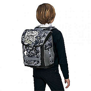 Backpack 37x30x16, 830 g. 16 L ErichKrause ErgoLine, Dinosaur Park