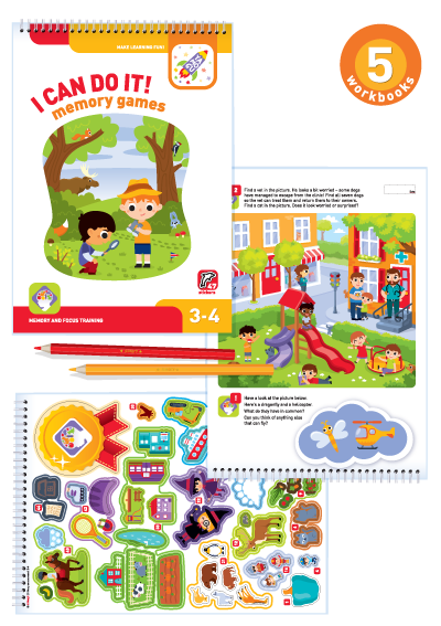 I Can Do It! Activity pack for children aged 3-4 I can do it! Set of 5 notebooks. 3-4 years