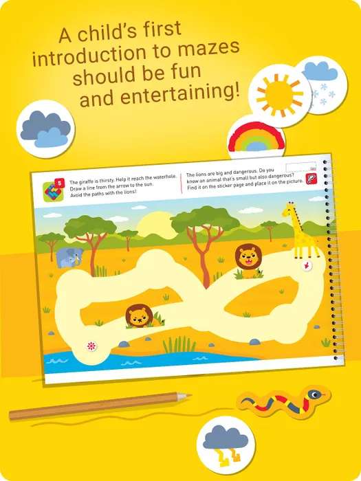 I Can Do It! Book of Mazes. Age 2-3 I can pass through the mazes! 2-3 years