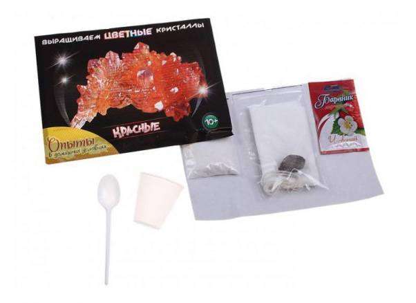 Experiment and Experimentation Kit - Growing Colored Crystals