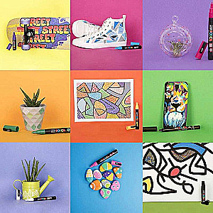Water-Based Marker UNI Posca PC-8K Silver