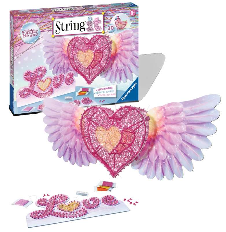 Craft Set - String it Maxi: 3D Heart