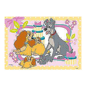 Puzzle 2x24 Disney Favorite Puppies