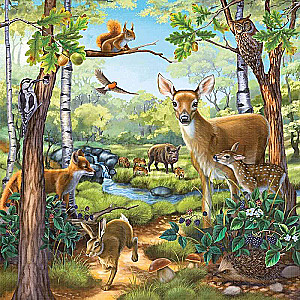 Puzzle 3x49 Animals