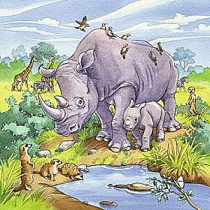 Puzzle 3x49 Wild Animals