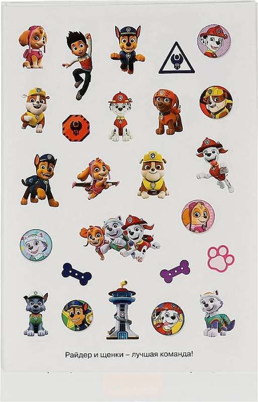 Paw Patrol. Album of 100 Stickers Small Format.