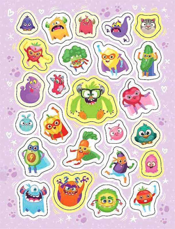 100 stickers. The funniest stickers