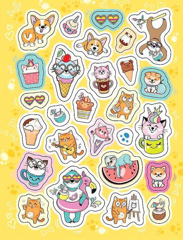 100 stickers. The funniest stickers