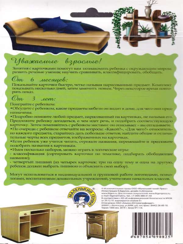 Didactic Cards - Furniture