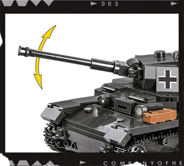Constructor - COBI Ranzer IV AUSF.G, 610 pieces.