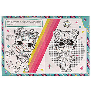 Sunny Friends. Coloring by Colorful Dots LOL.