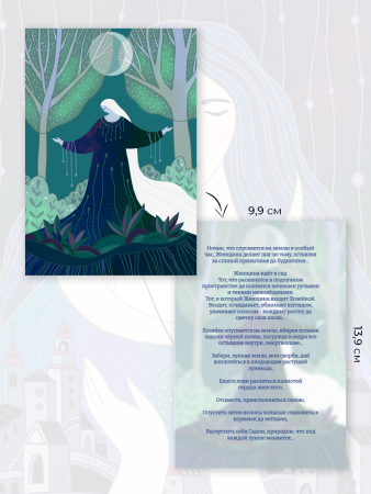 Metaphorical Postcards of Feminine Cyclicity Moon Tales