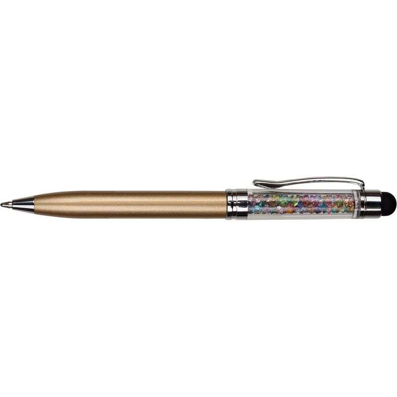 Kugelschreiber drehbar CRYSTAL TOUCH PEN blau 1.0mm