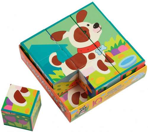 Smart cubes in a tray. 9 pieces. Favorites