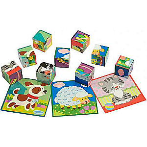 Smart cubes in a tray. 9 pieces. Favorites