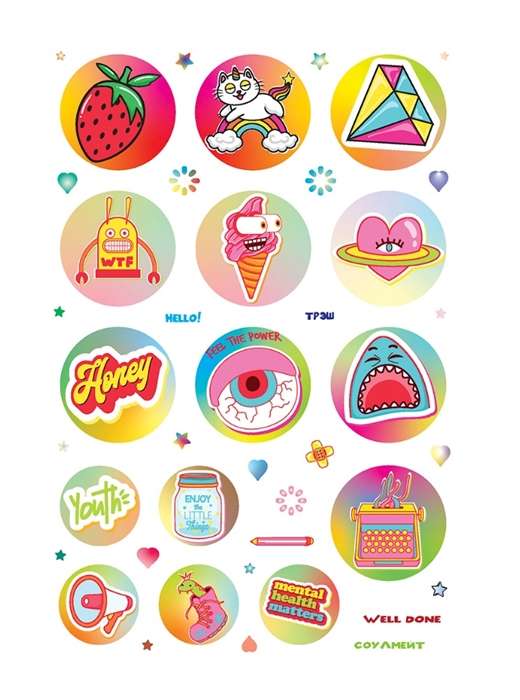 WOW Bullet Journal Stickers Cat