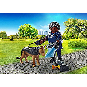 Police with a Detective Dog