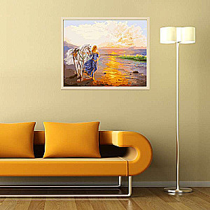 Paint by numbers 40x50 Color canvas DANDORF O. SIGN 37 colors