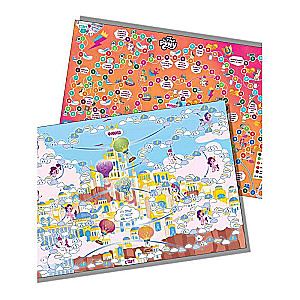 Large Board Game - My Little Pony. Racing in Cloud City
