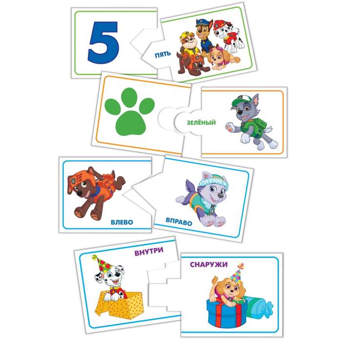 Board game - Match the pair. Paw Patrol