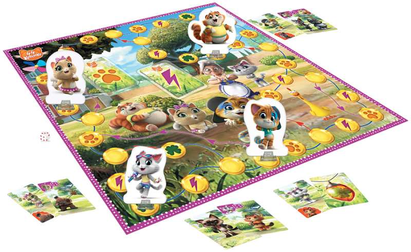 Board Game - 44 Cats. Happy Clover