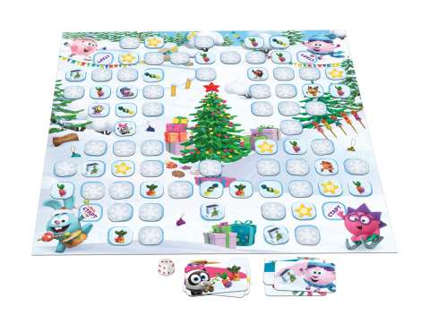 Board game - Smeshariki. Winter festival