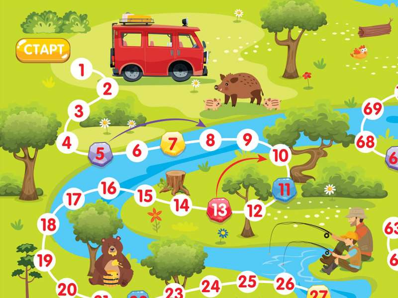 Board Game Walk - In the Forest