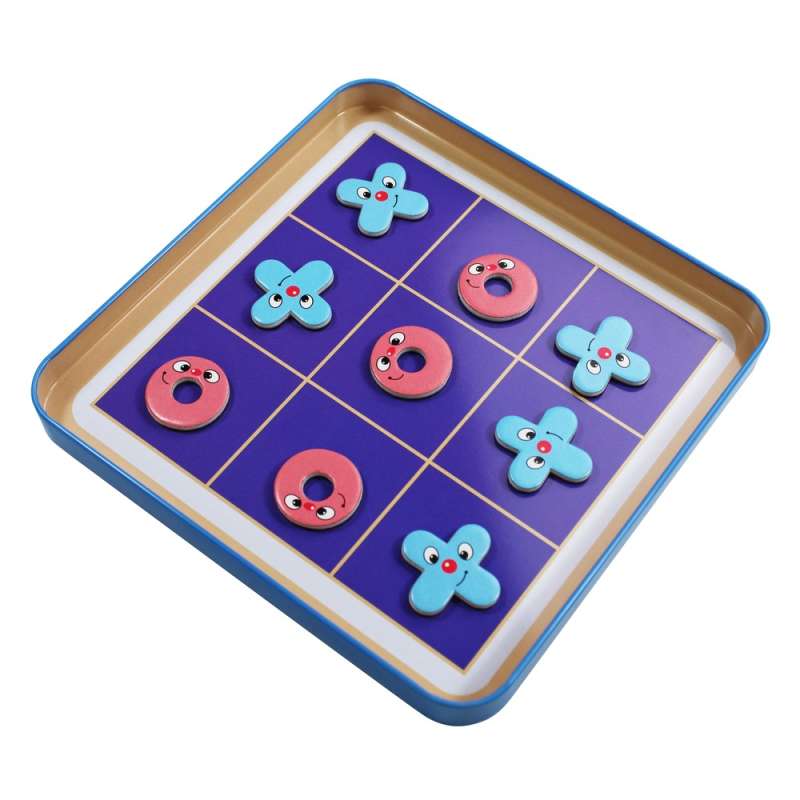 Magnetic Game - Who is First. Tic-Tac-Toe