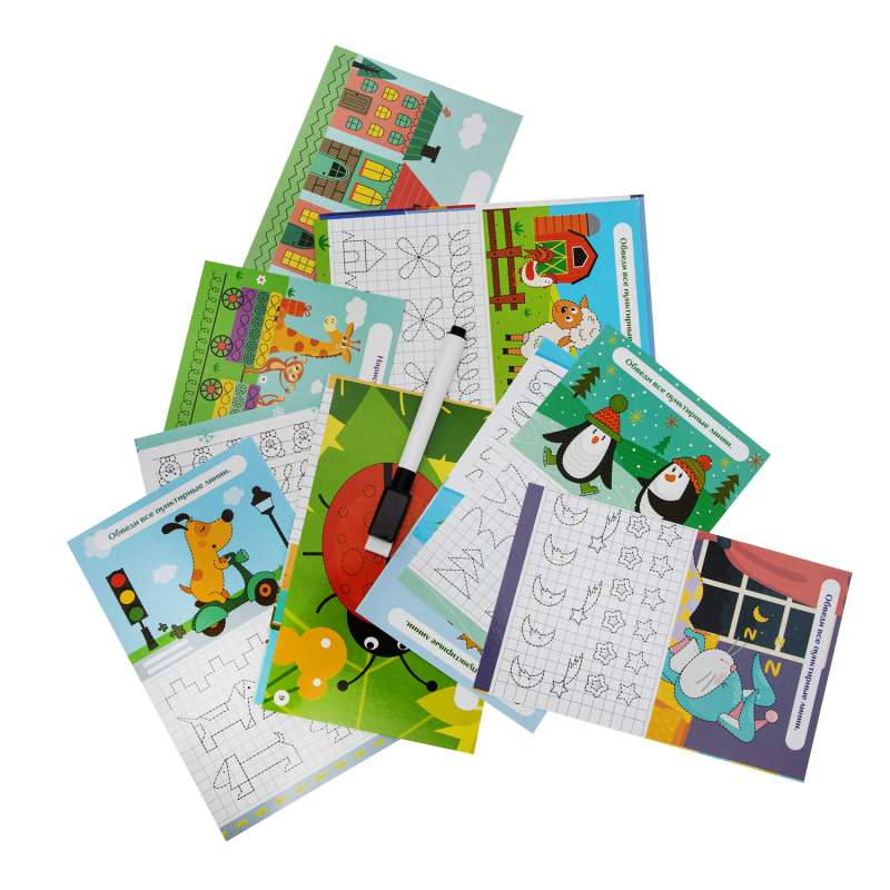 Educational Game Write-Erase First Writing