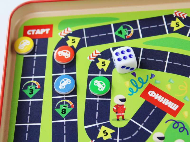 Magnetic Game - Big Races. Races