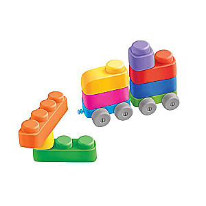 Constructor - Soft Bricks plus. Joyful Transport 10 pieces