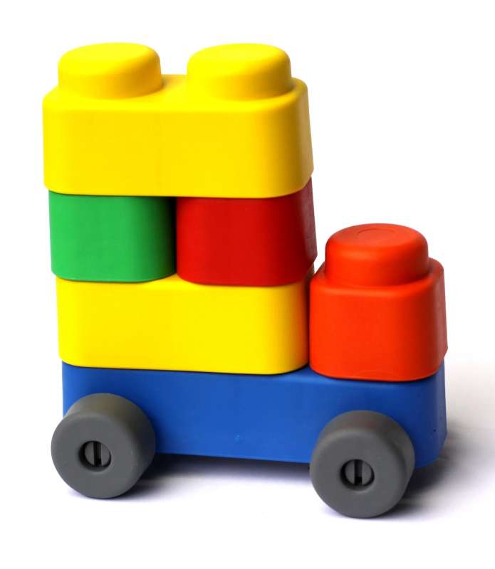 Constructor - Soft Bricks plus. Joyful Transport 10 pieces