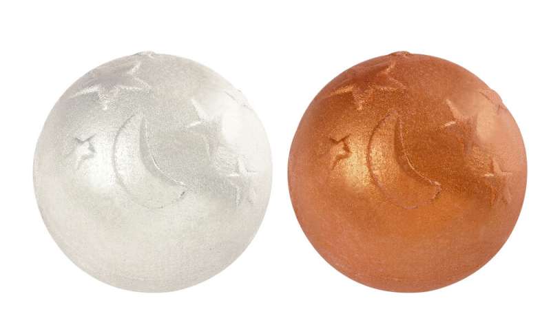 Bath Bomb - Shiny Moon and Stars, 7 cm