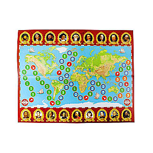 Board game - quiz. Geography