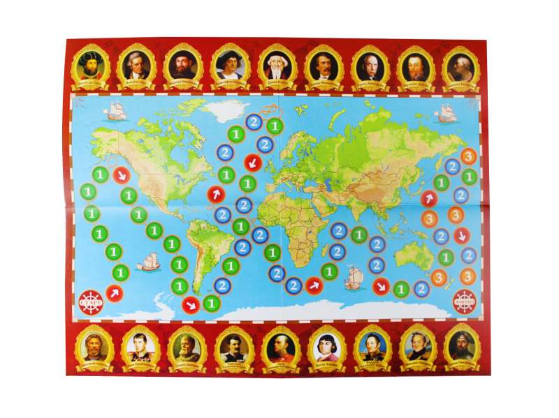 Board game - quiz. Geography