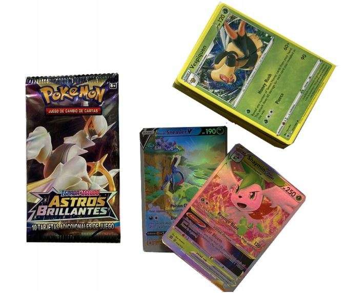Collectible Card Game Pokemon 30pcs, Silver
