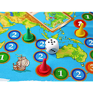 Board game - quiz. Geography