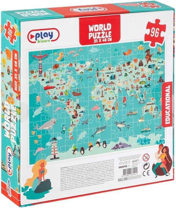 Puzzle - Word Puzzle, 96 pieces, 35x48 cm