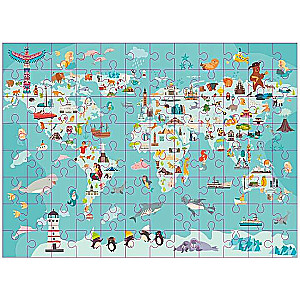 Puzzle - Word Puzzle, 96 pieces, 35x48 cm
