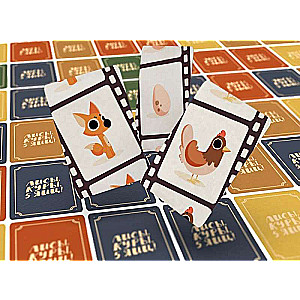 Board game - Foxes, chickens, 5 eggs